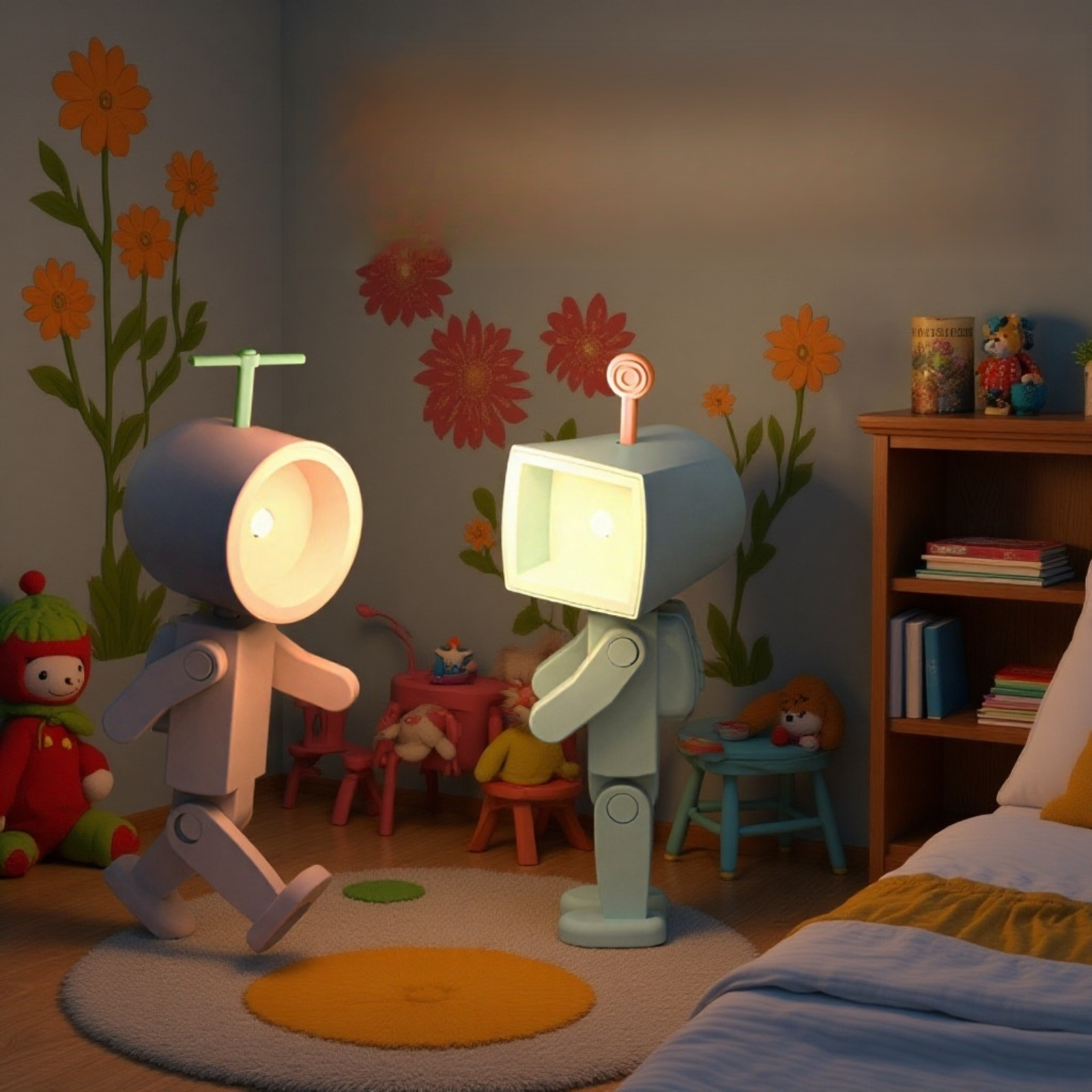 우주비행사 자석 야간등