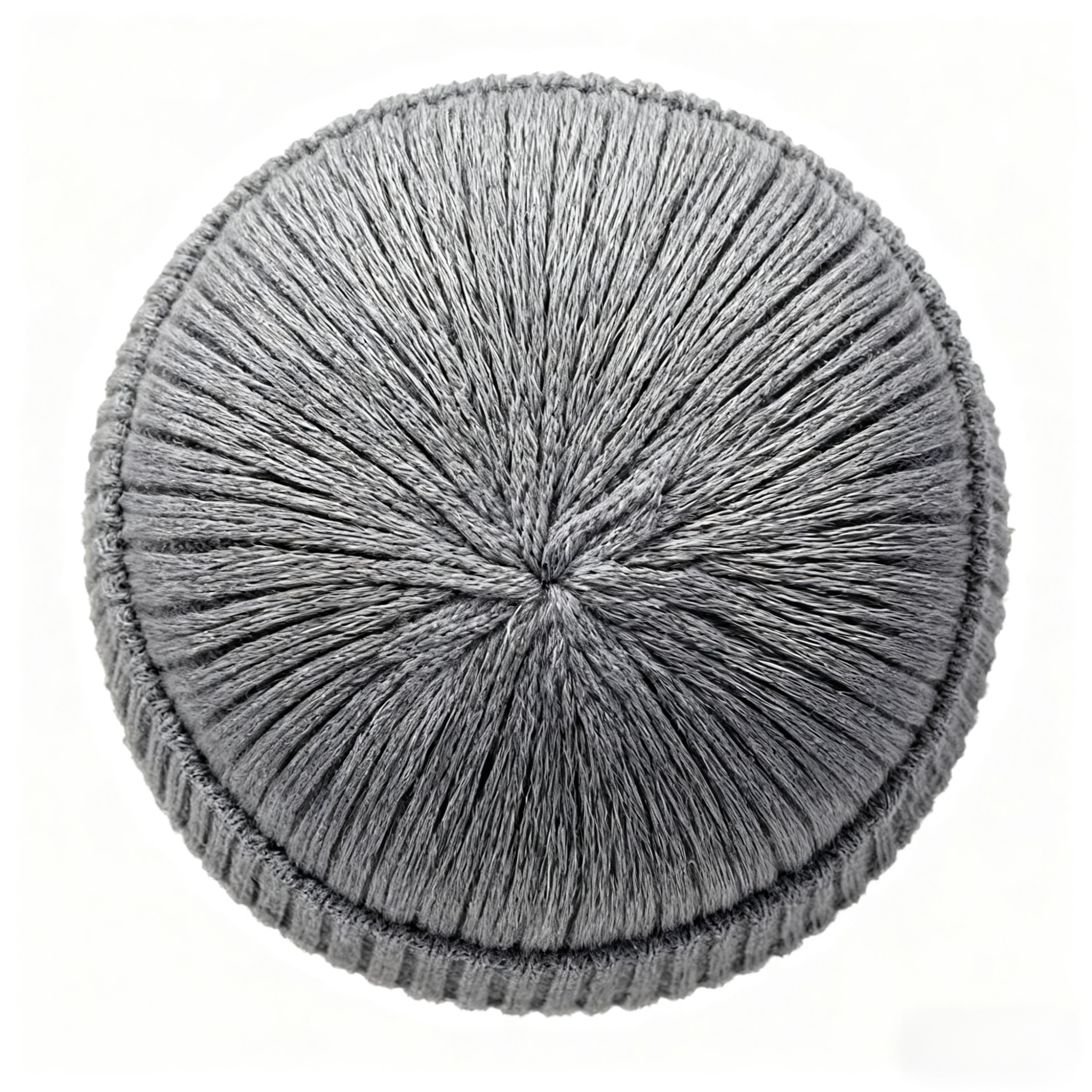 Pánská zimní vlněná čepice s plyšem a teplým jednobarevným pleteným kloboukem