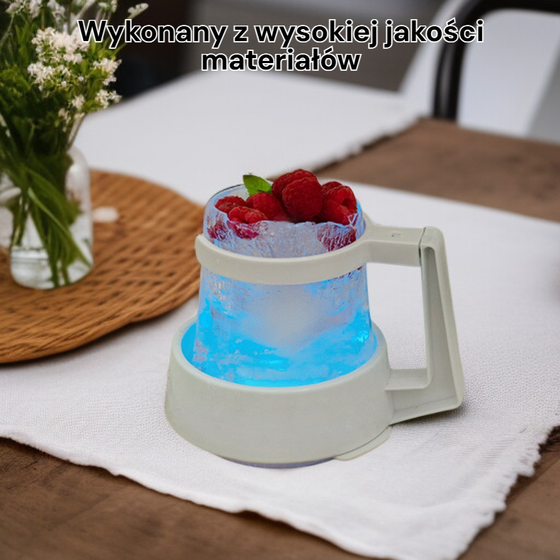  Kubek do napojów z lodem, piwa i owoców o efektownym wyglądzie