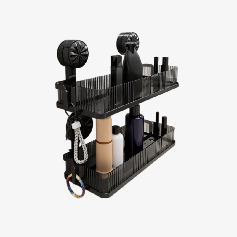 Estante de ducha sin perforar para superficies lisas