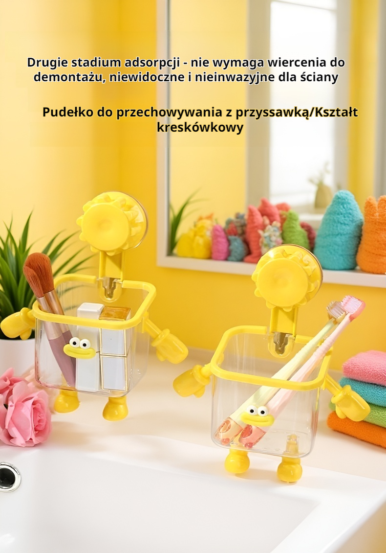 Półka z przyssawką do przechowywania przy zlewie