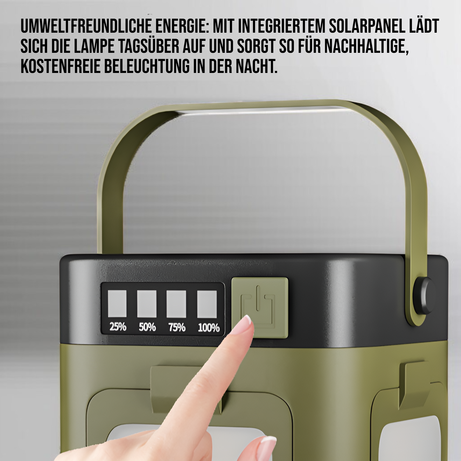 Multifunktionale Outdoor-Solar-Camping-Leuchte