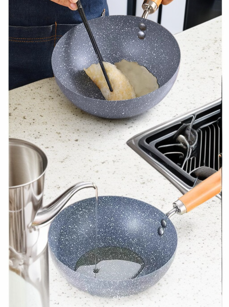 極厚フライパンの底面デザイン