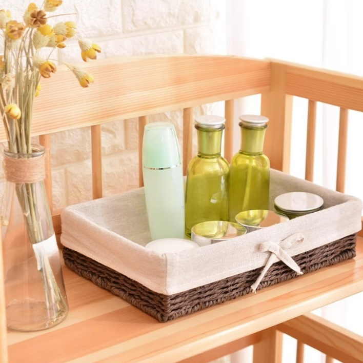 多功能防塵編織收納籃