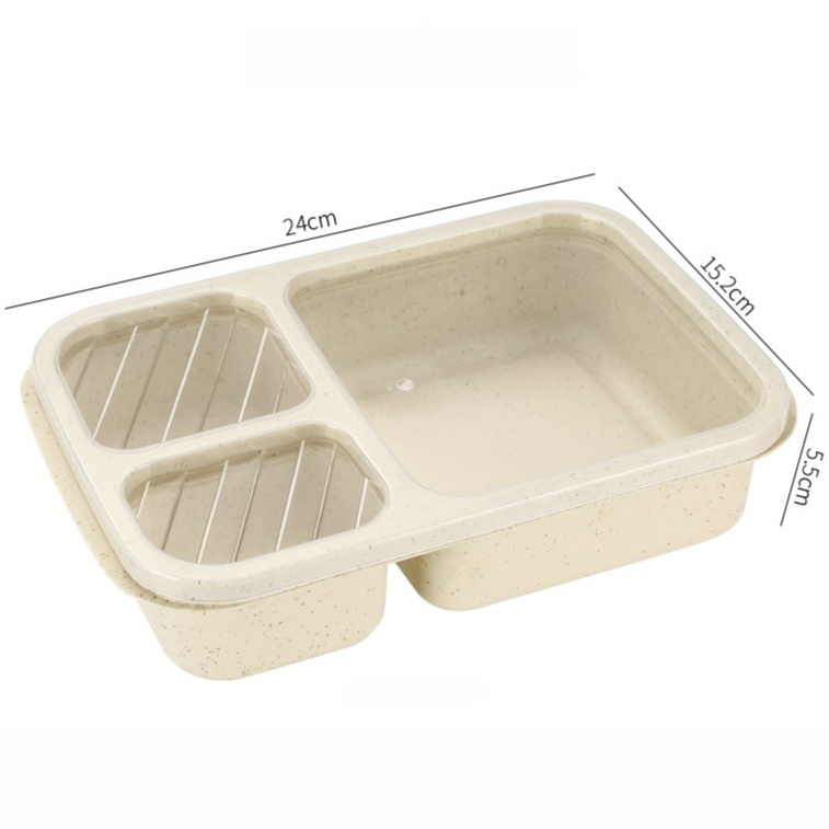 Wheat straw lunch box