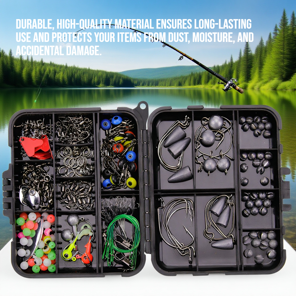 Multi functional hardware accessory storage box