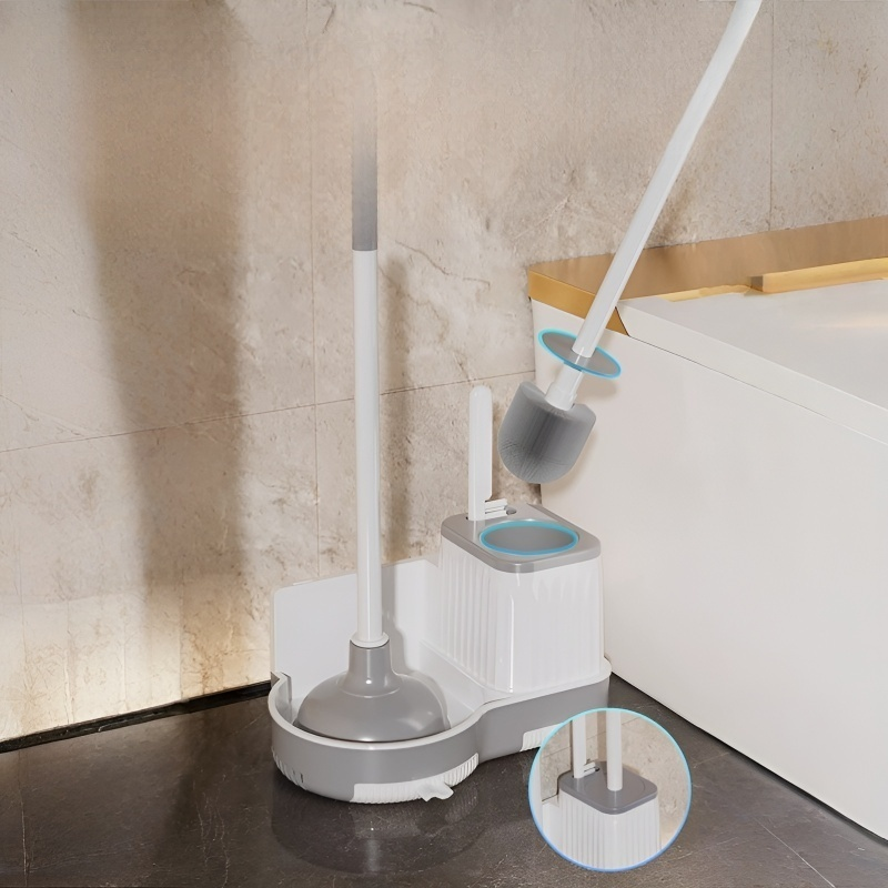 Disposable Toilet Brush with Powerful Sterilization and Stain Removal