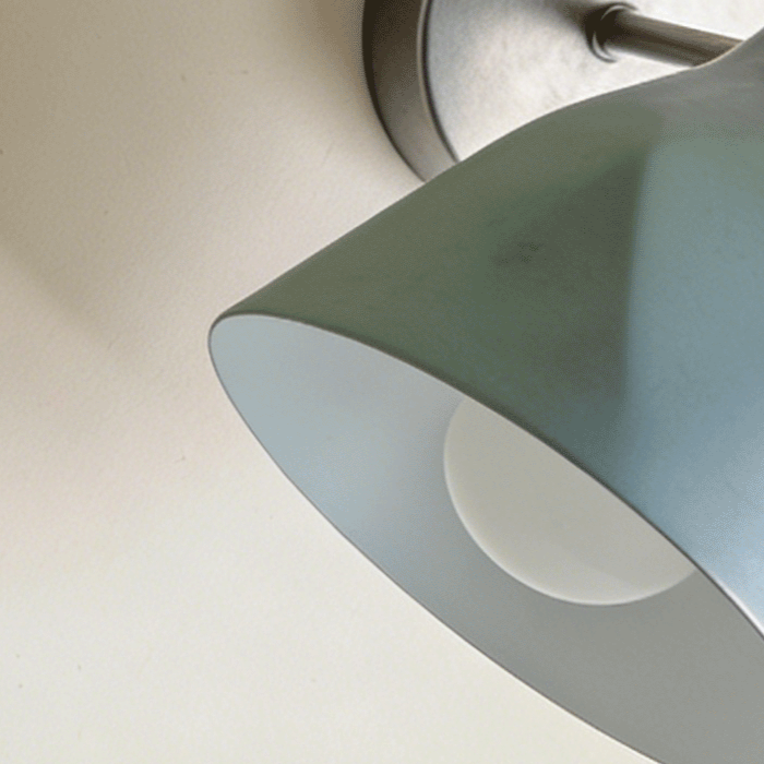 Modern LED blue wall lamp for bedrooms