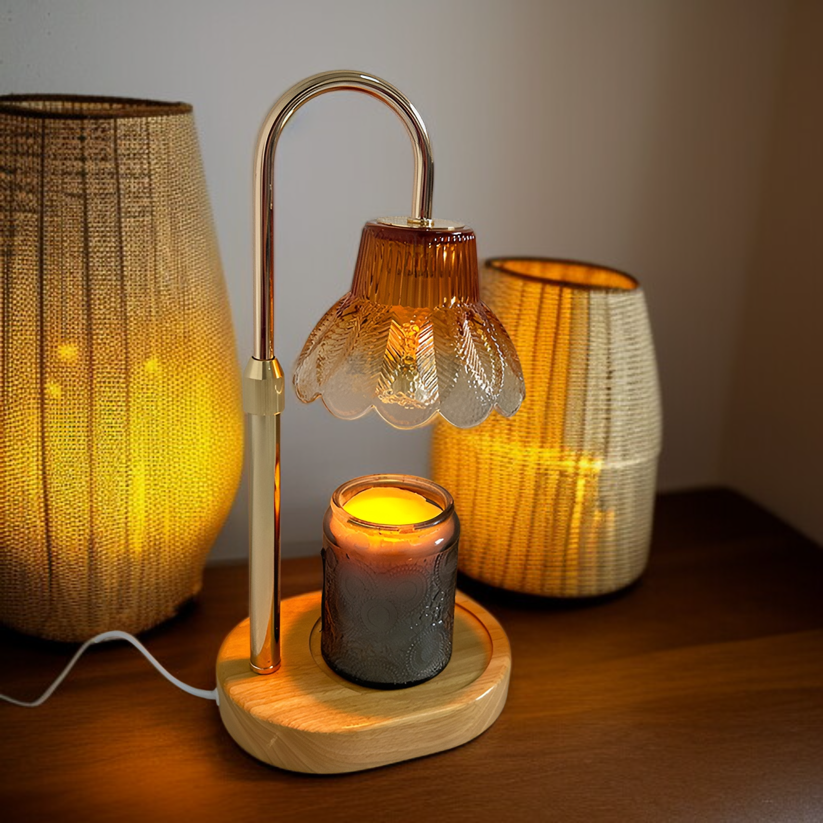 Lakásdekoráció retro aroma lámpával