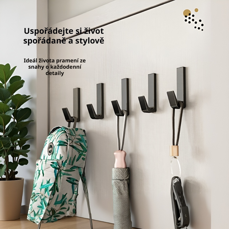  Samolepicí silný nosný nástěnný háček bez vrtání