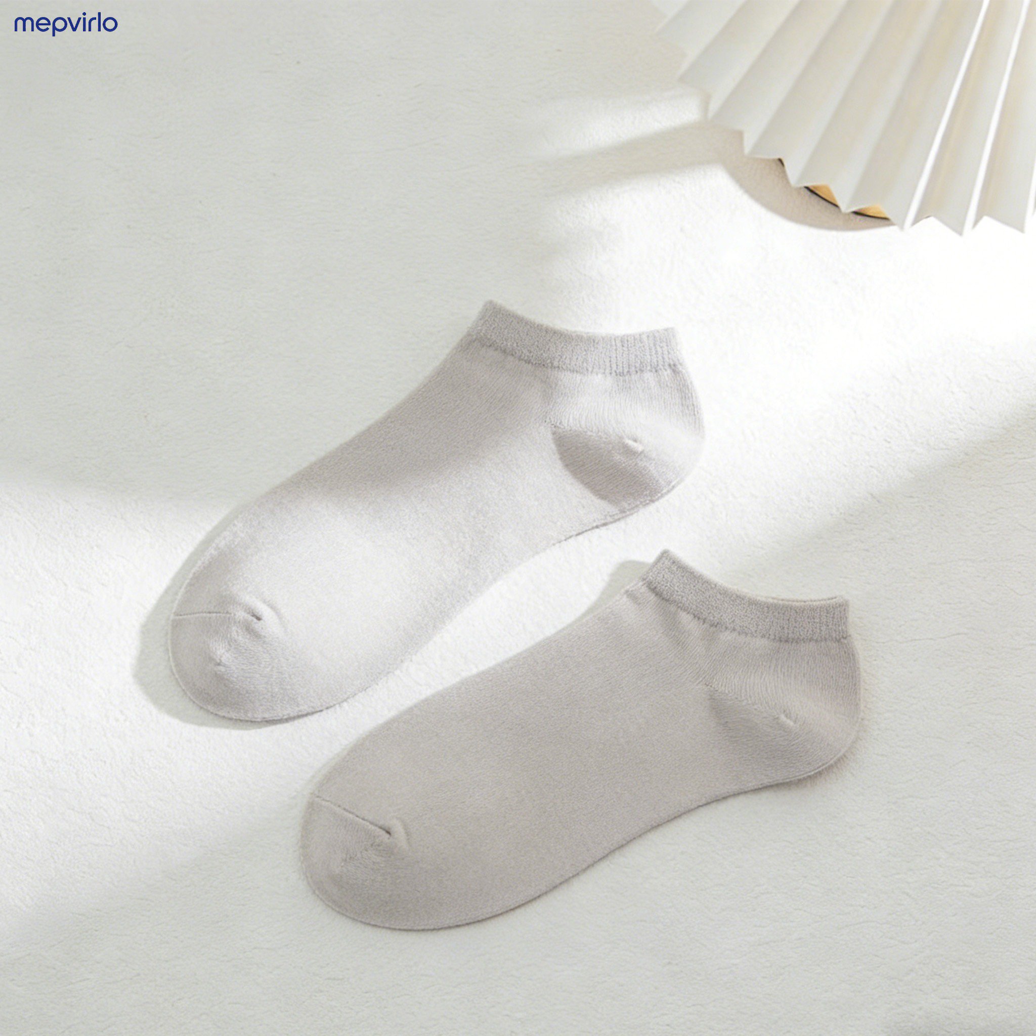 연회색 발목 양말 (5켤레)