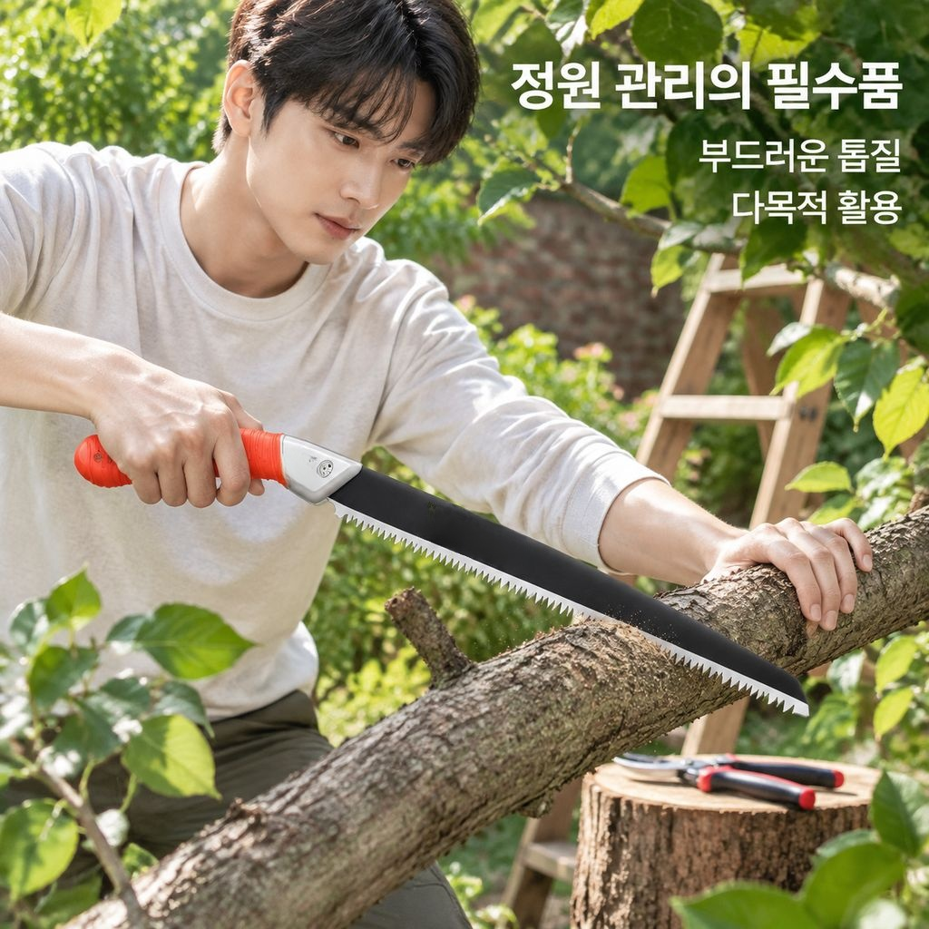 일본 대백상어 목공 수동 톱 원예 조경 전지 톱