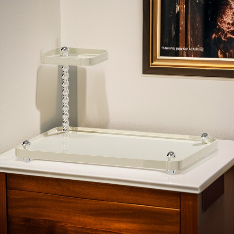 현관 다층 수납 선반 데스크탑 소형 무타공 플라스틱 정리 선반