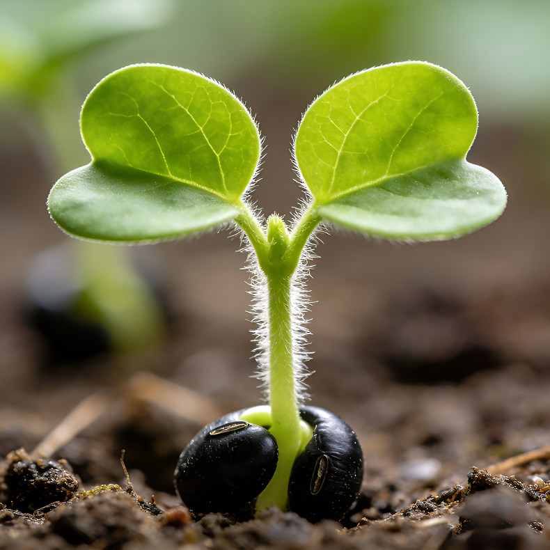 수확량이 많은 검은콩 씨앗