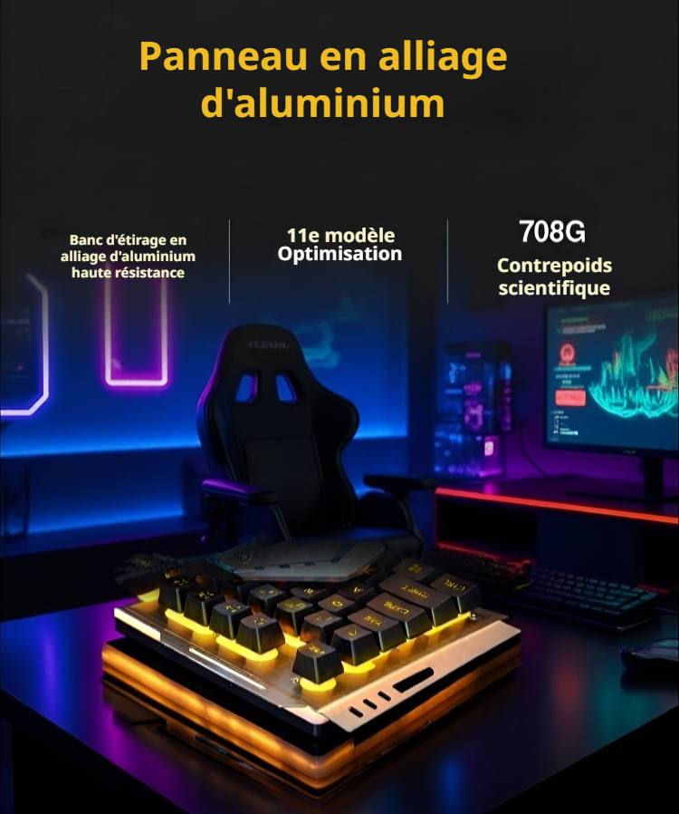 Ensemble clavier et souris mécanique pour bureau