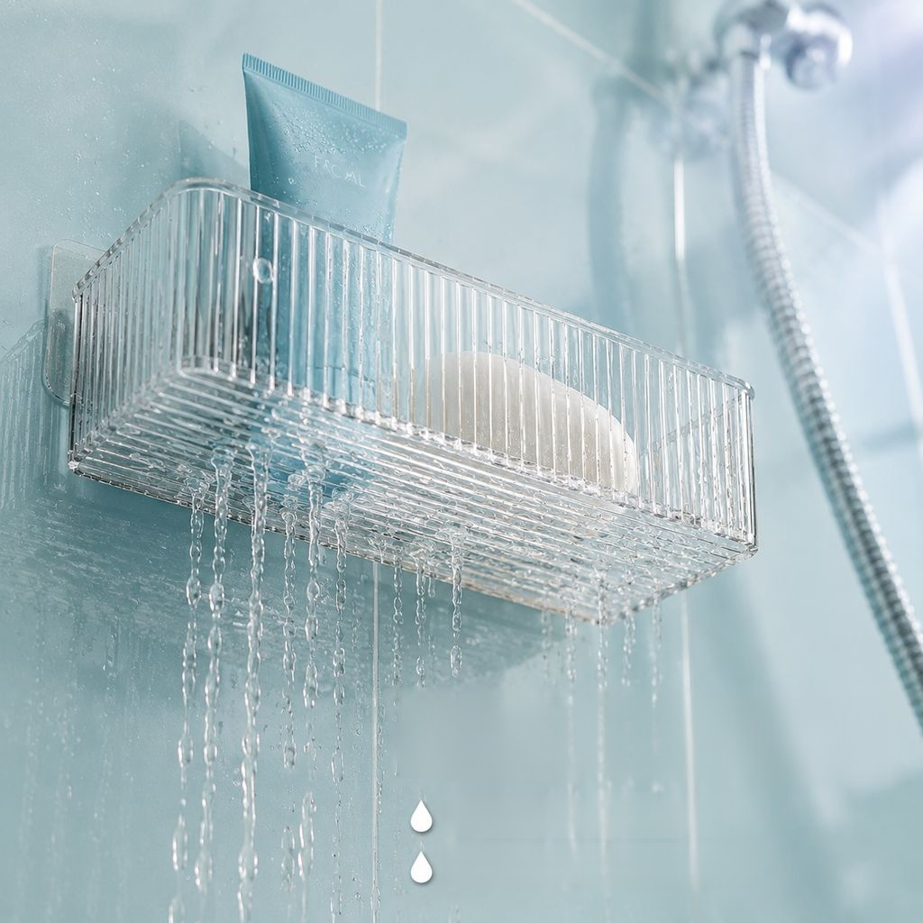 Draining Bathroom Storage Caddy