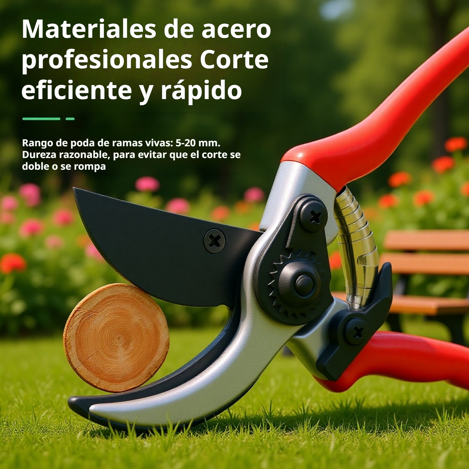 Podadora profesional de acero SK5 para jardinería y árboles frutales