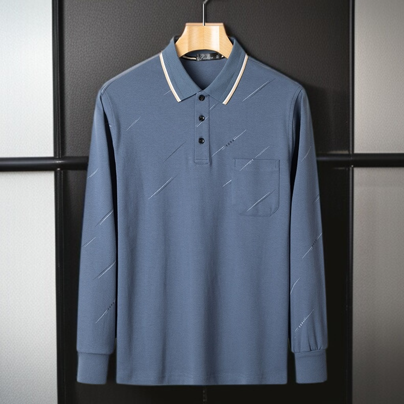 중장년 남성 레깅스 캐주얼 긴팔 티셔츠 남 순면 포켓 상의 봄가을 레깅스