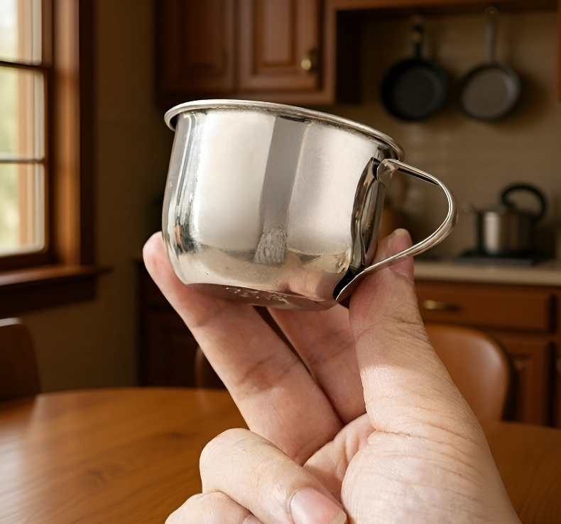 캠핑에서 활용 가능한 스테인리스 컵