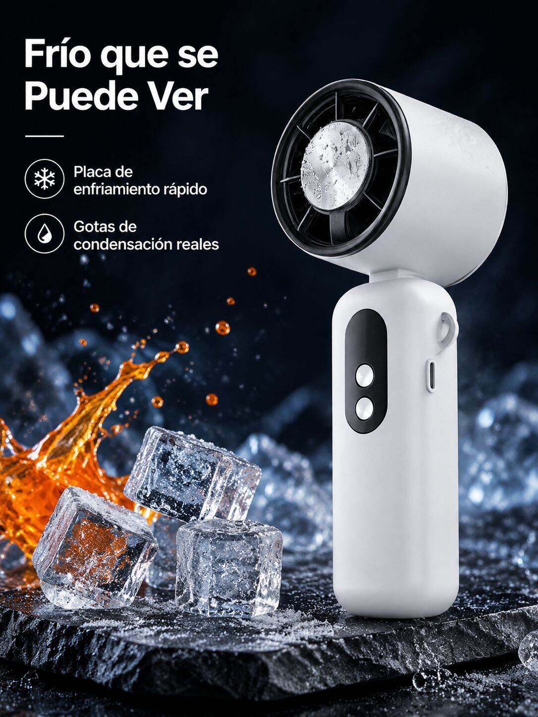 Mini ventilador portátil para refrescar en verano