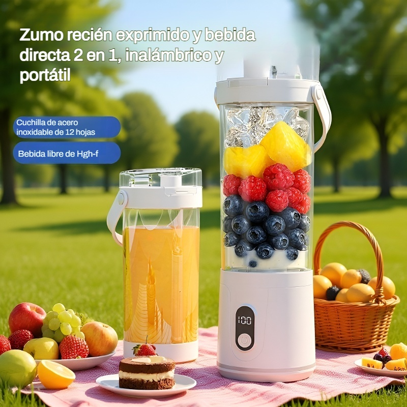 Mini exprimidor portátil inalámbrico para uso doméstico