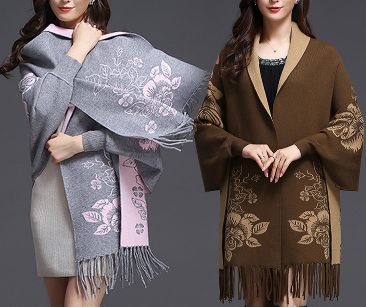 Reversible Shawl Placket Sweater