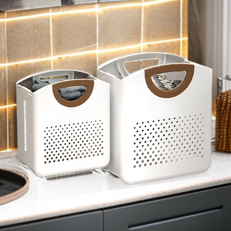 벽걸이형 접이식 욕실 빨래 바구니