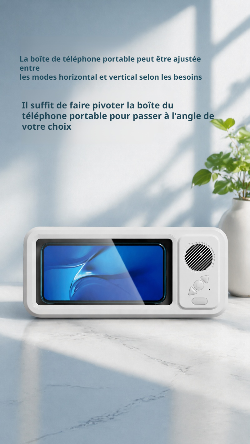 Étui waterproof avec écran tactile pour salle de bain