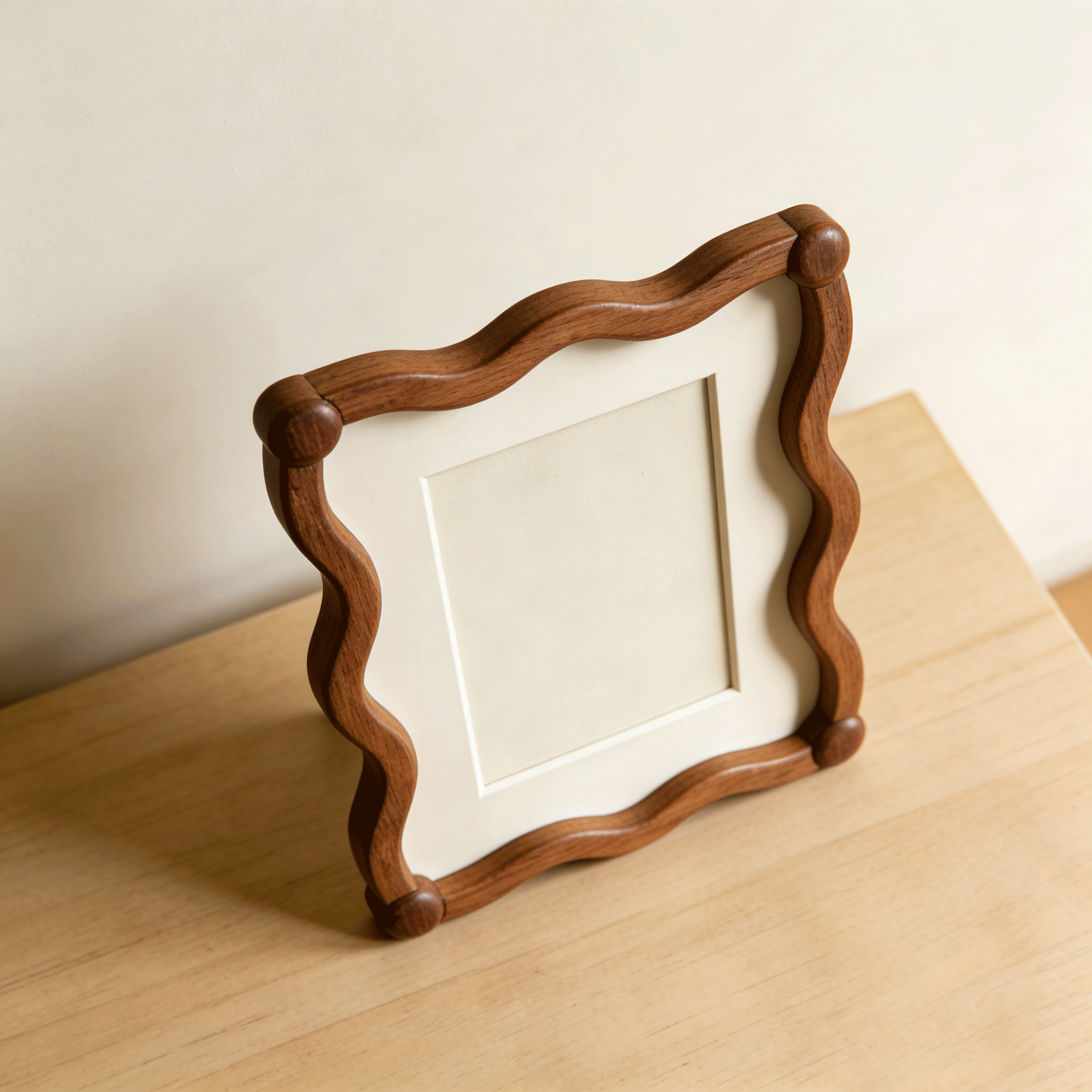 Juego de 5 marcos de fotos de madera