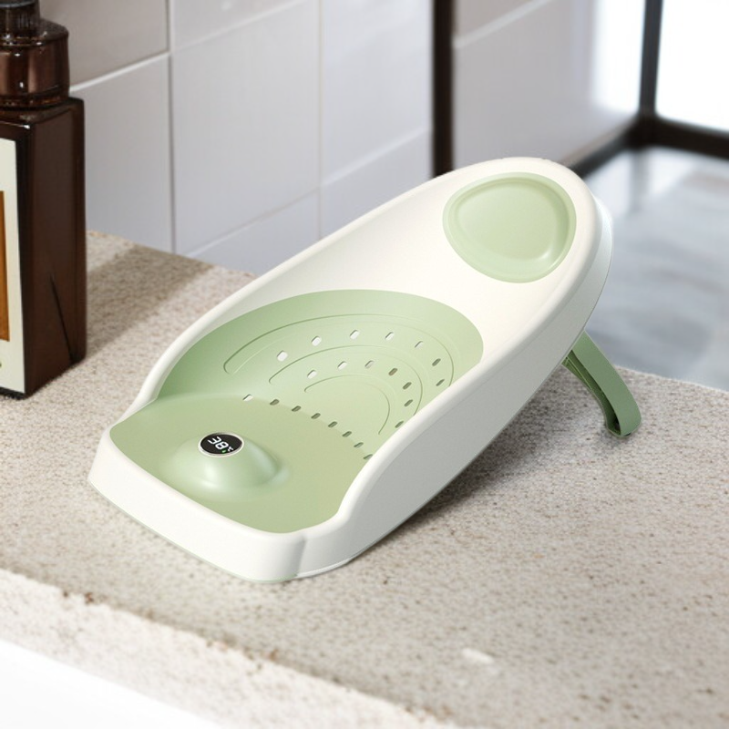 Alfombrilla antideslizante para bañera de bebé con soporte, uso doméstico, para sentarse y tumbarse