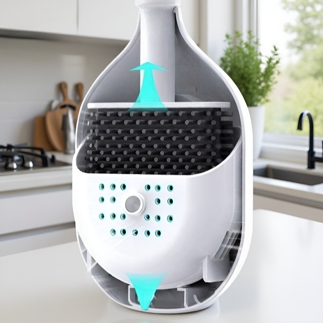 Cepillo de baño para una limpieza profunda