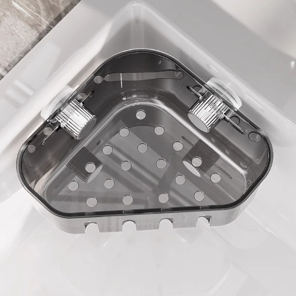 家用廚房吸盤水內置物架壁掛多功能抹布濾水架子水龍頭海綿收納