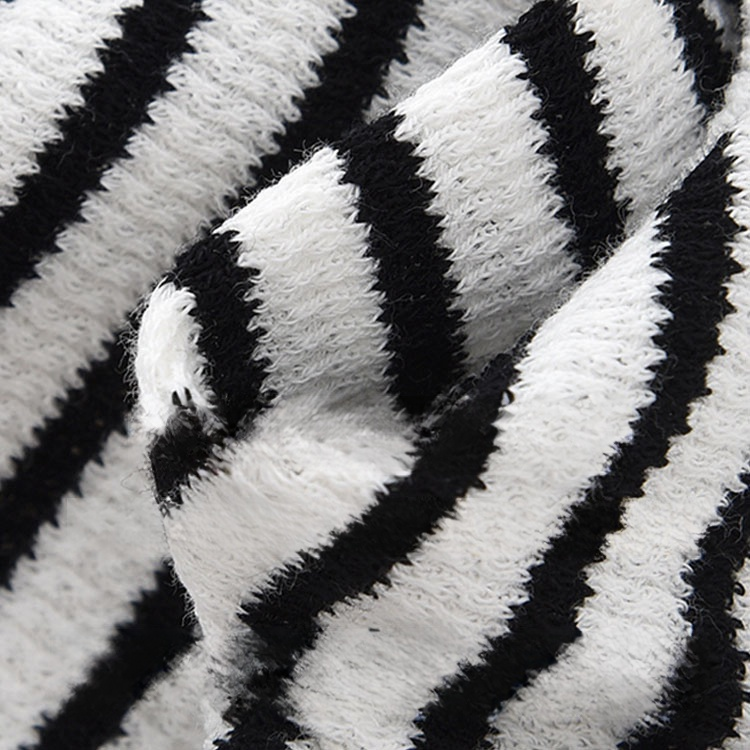 レディースフェイクツーピースストライプシャツ