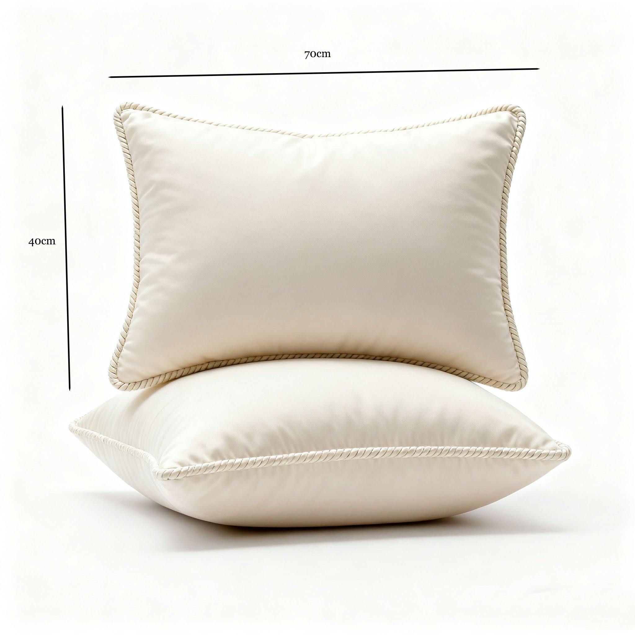 Detail polštáře z čisté bavlny