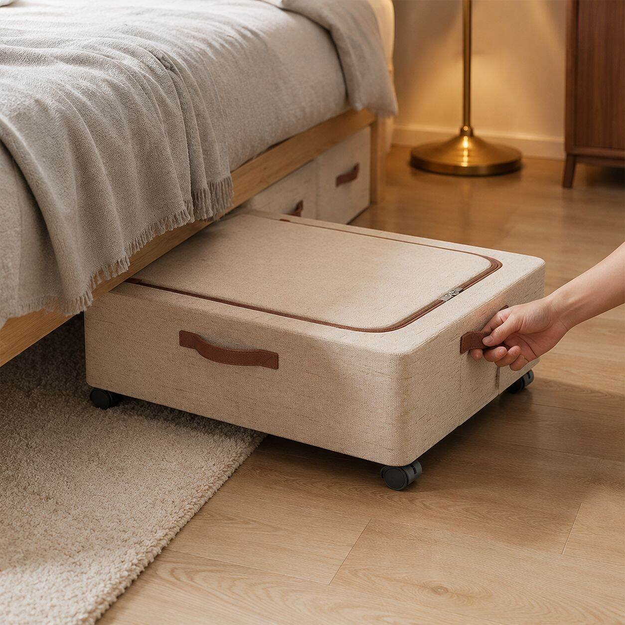 Under-Bed Storage Box with Wheels