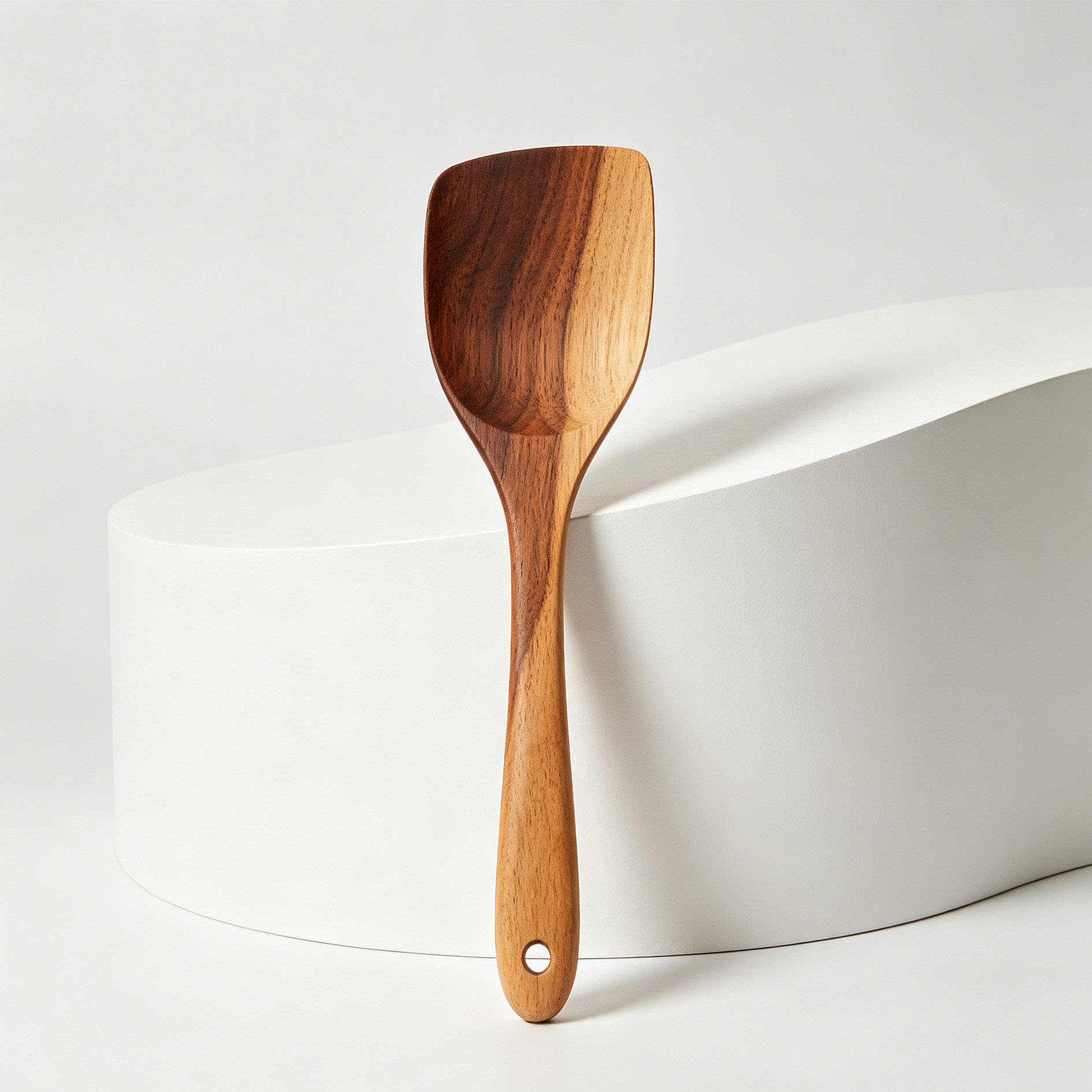 Durable wooden spatulas for cooking and serving