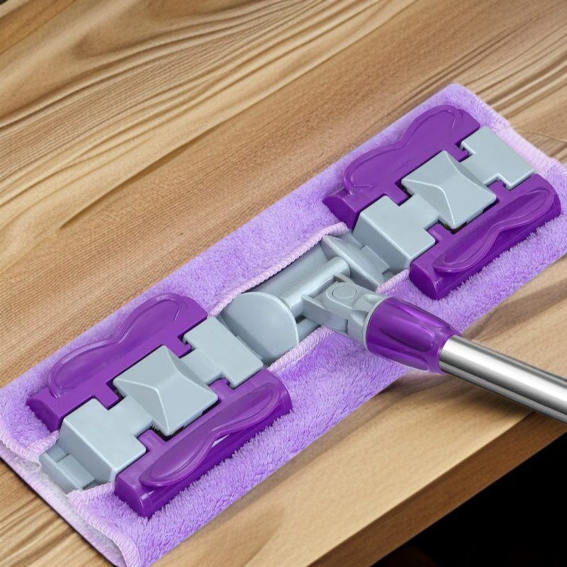 가정용 불량 플랫 밀대 10년 내구 건습 겸용 천 슬래브 밀대 깨끗한 나무 바닥 밀대