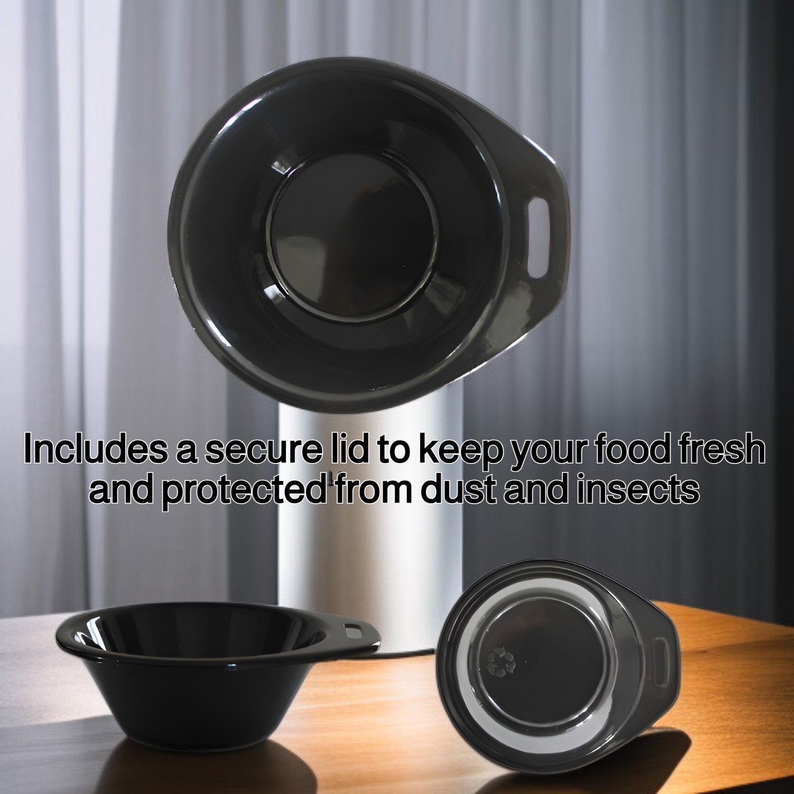 Collapsible camping bowl for hiking