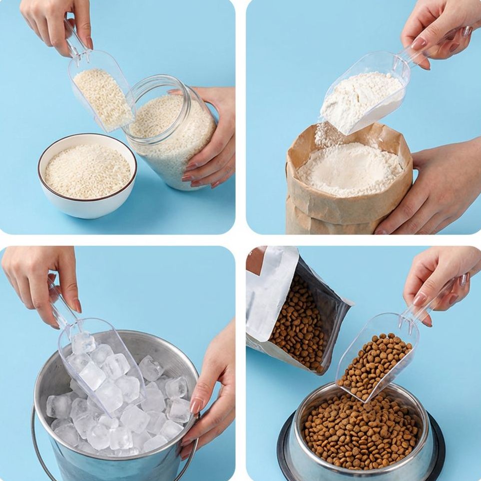 Zagęszczona łyżka do lodu z tworzywa sztucznego PS