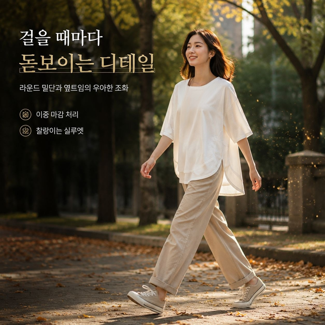 루즈핏 앞짧뒤긴 반팔 여성 티셔츠 여름 심플 솔리드 상의