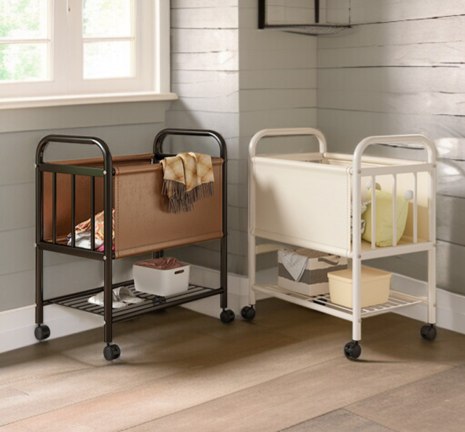 家庭用可動式ランドリーバスケット大容量デザイン