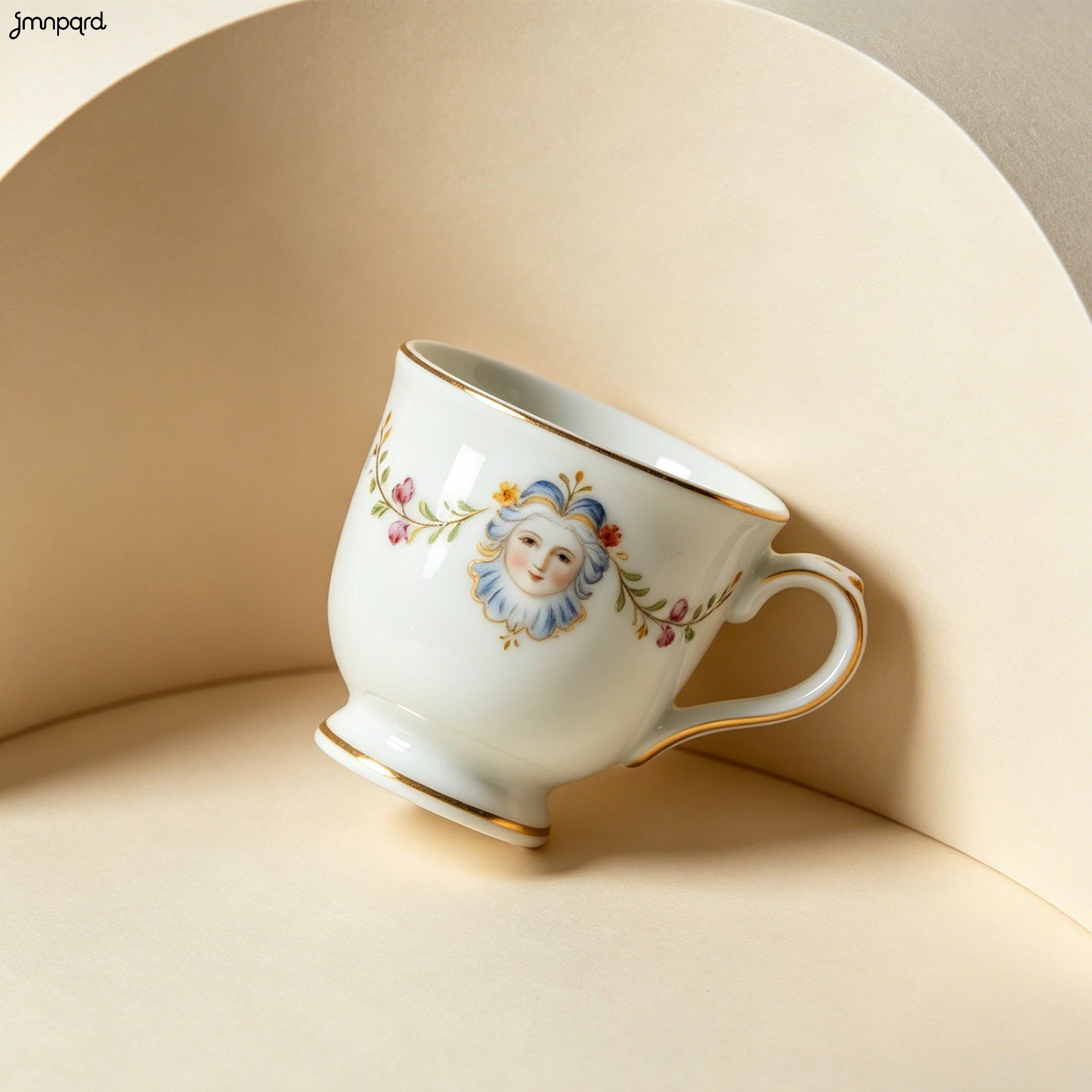 Tazas de cerámica vintage (juego de 4)