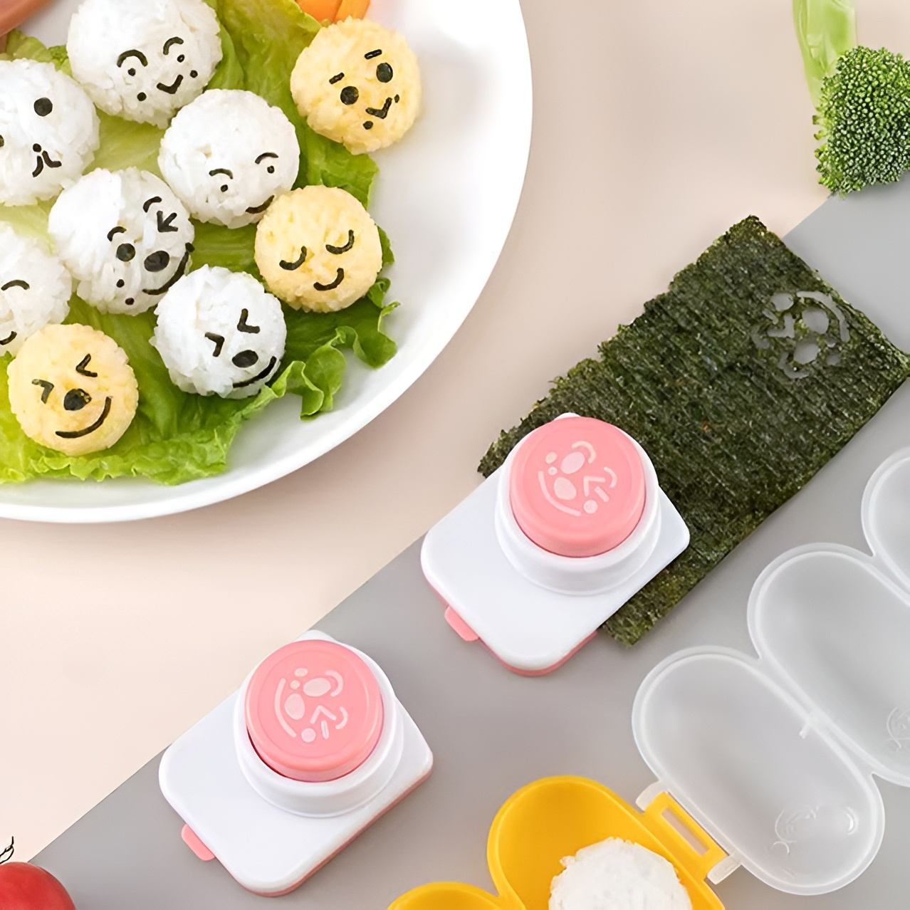 創意海苔表情パンチ