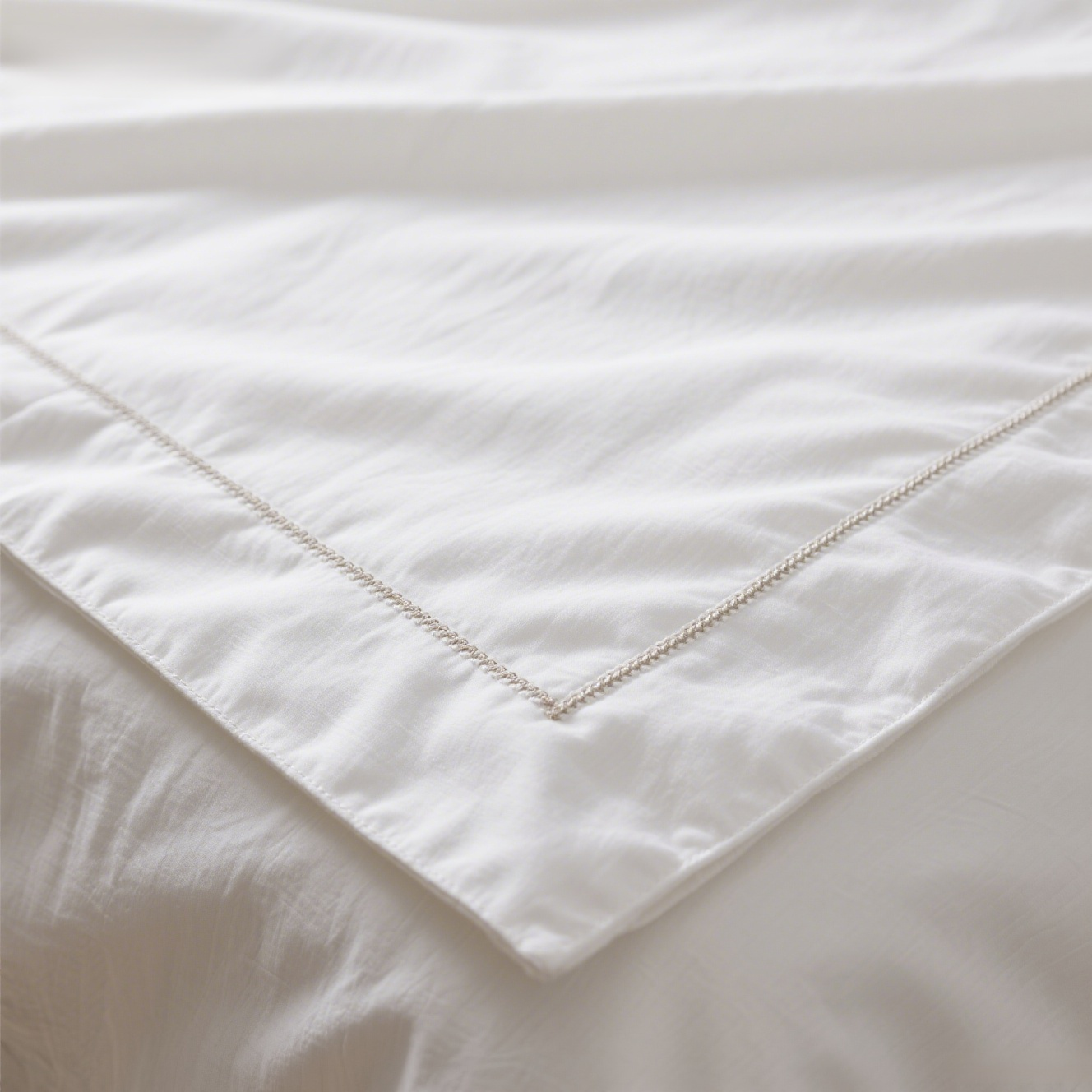 Luxury cotton sheets set with pillowcases