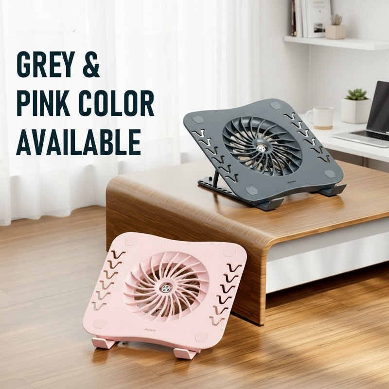 Laptop Silent Fan Cooling Stand Base
