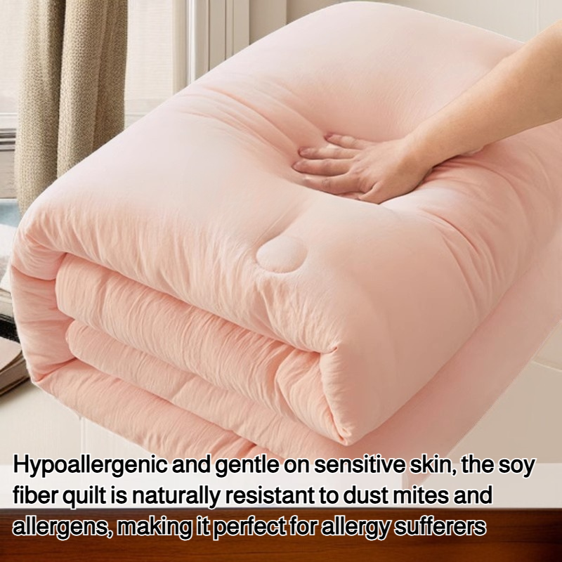 Soy fiber winter quilt