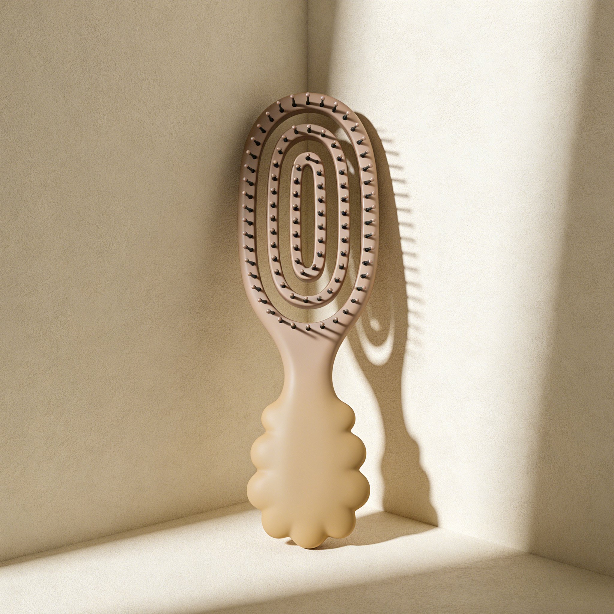 Fejbőr masszázs fésű, 3 darabos szett