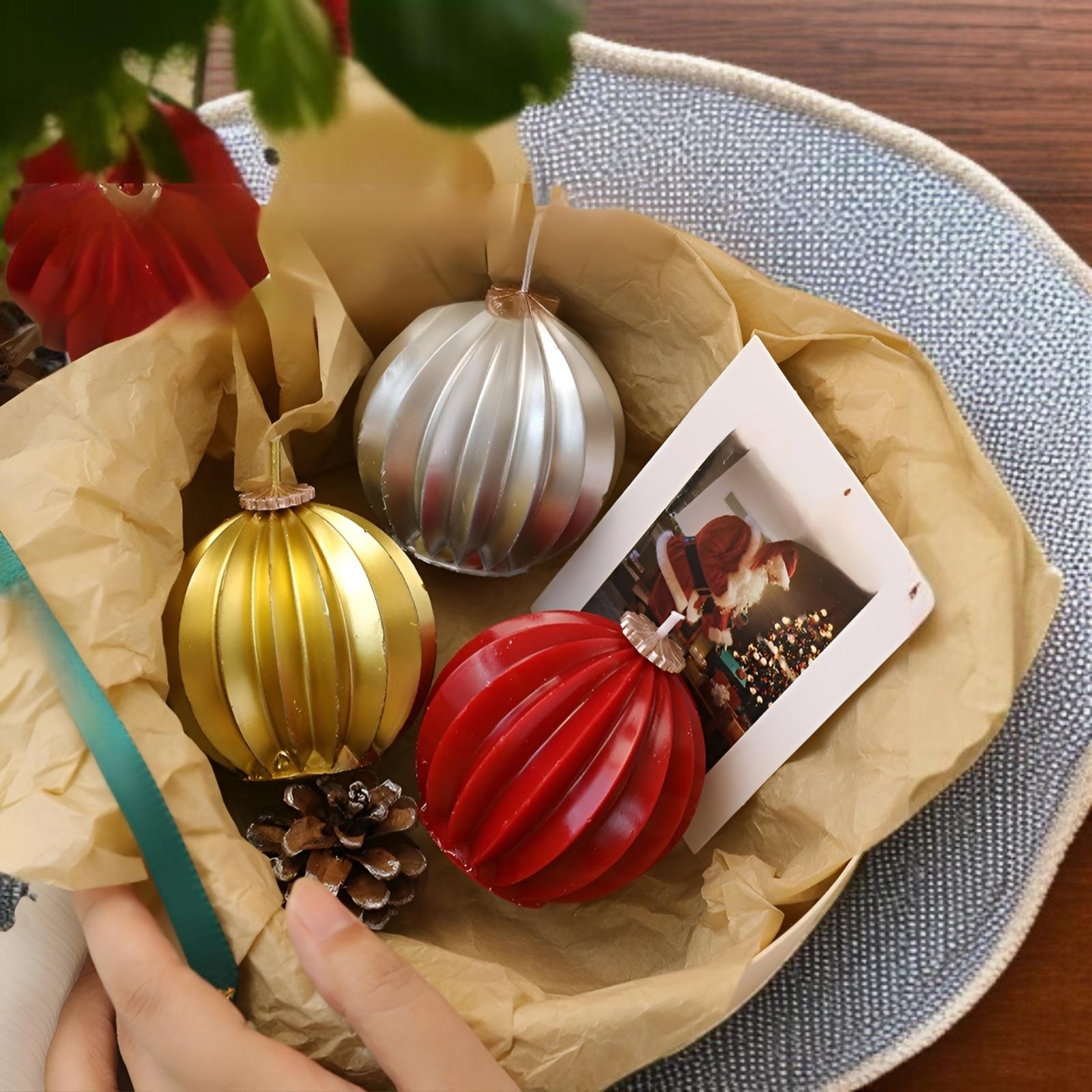 บรรยากาศบ้านรู้สึกเทียนหอมจีบลูก