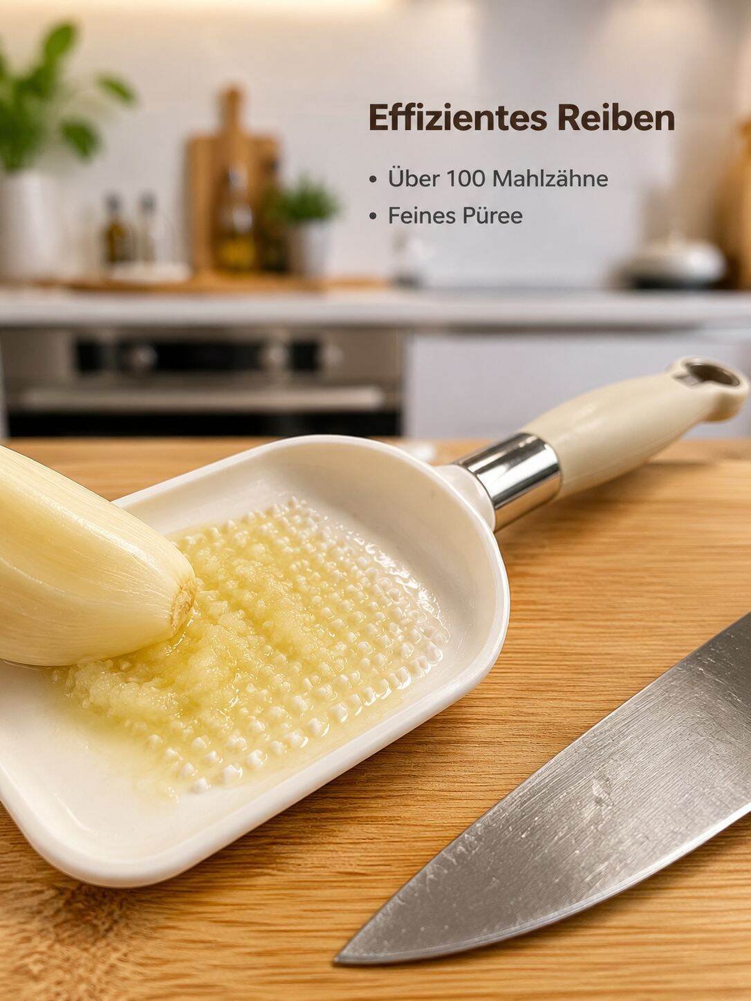Kitchen Multi-Functional Garlic Press