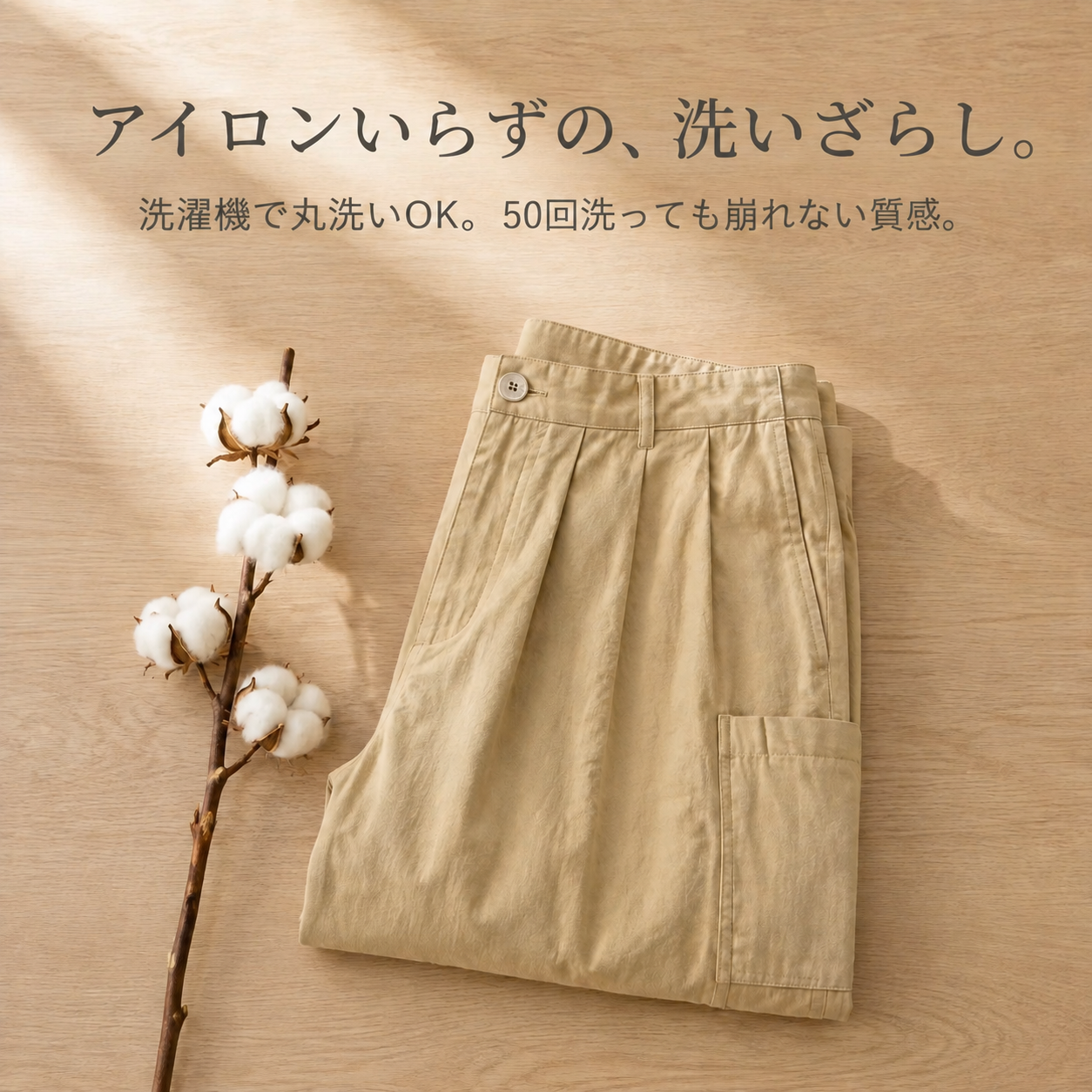 日本風レトロバルーンシルエットカジュアルパンツ